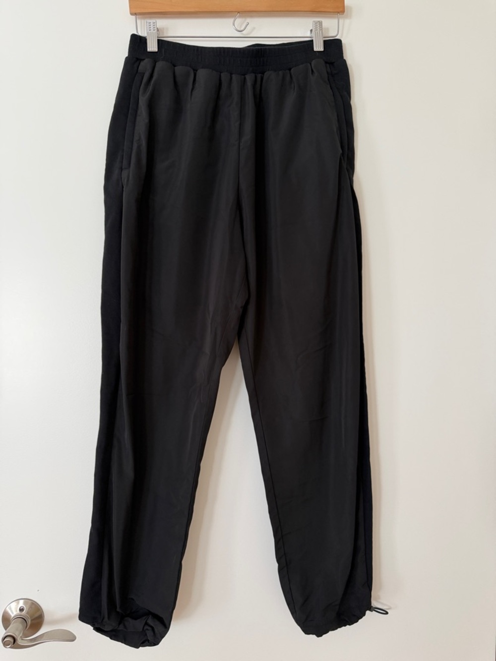 Bella Canvas Black Elastic Waist Jogger Pants Medium